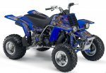 Zombie Outlaw Splatter Blau für Yamaha Banshee YFZ 350